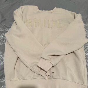 Francesca's Collections Cream Bride Sweater